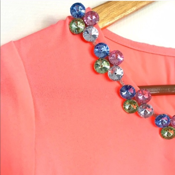🎉HP!🎉Moon Collection Jewel Neck Embellished Top - Picture 6 of 6